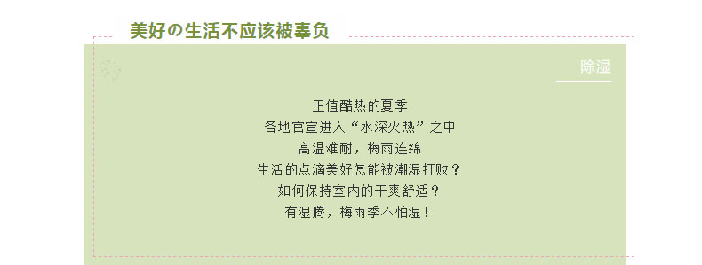 如何避免生活的樂趣被潮濕影響？