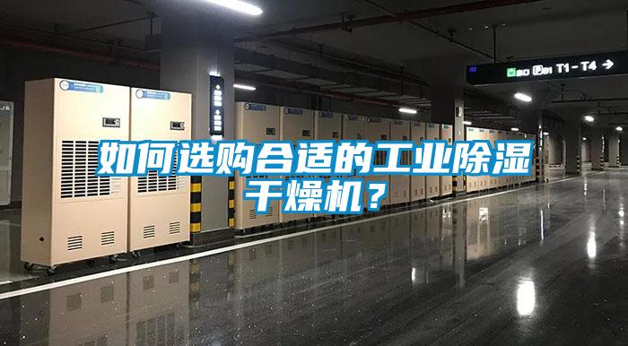 如何選購合適的工業(yè)除濕干燥機？