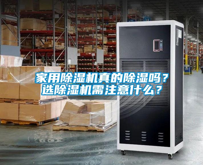 家用除濕機真的除濕嗎？選除濕機需注意什么？