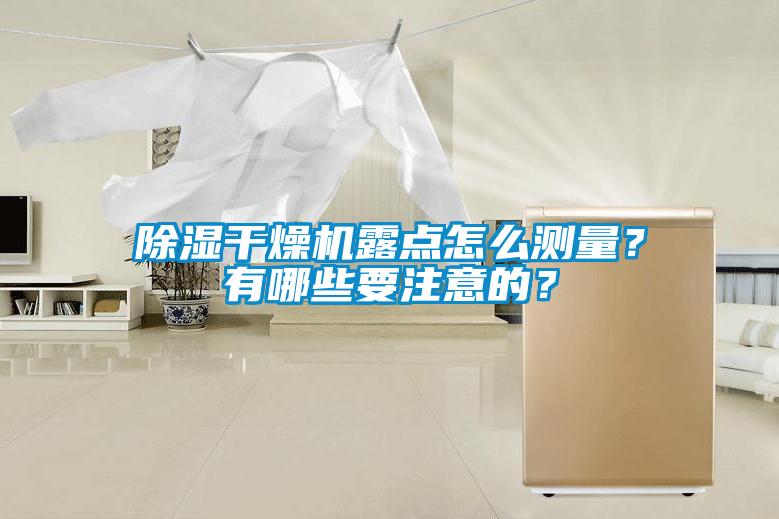 除濕干燥機露點怎么測量？有哪些要注意的？