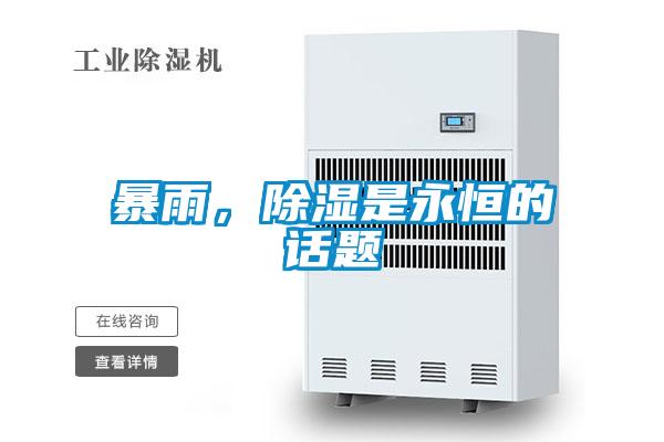 暴雨，除濕是永恒的話題