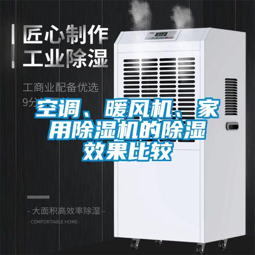 空調(diào)、暖風(fēng)機(jī)、家用除濕機(jī)的除濕效果比較