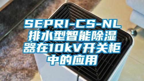SEPRI-CS-NL排水型智能除濕器在10kV開關(guān)柜中的應(yīng)用
