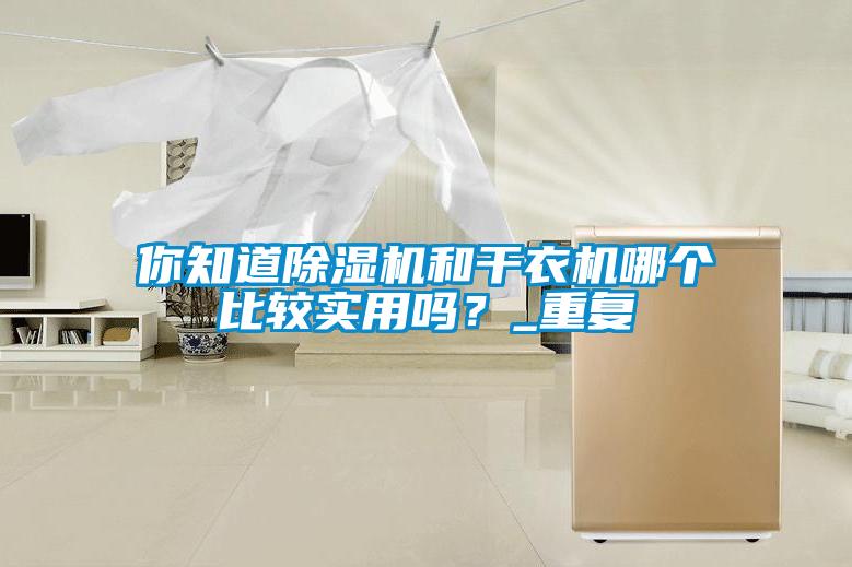 你知道除濕機和干衣機哪個比較實用嗎？_重復