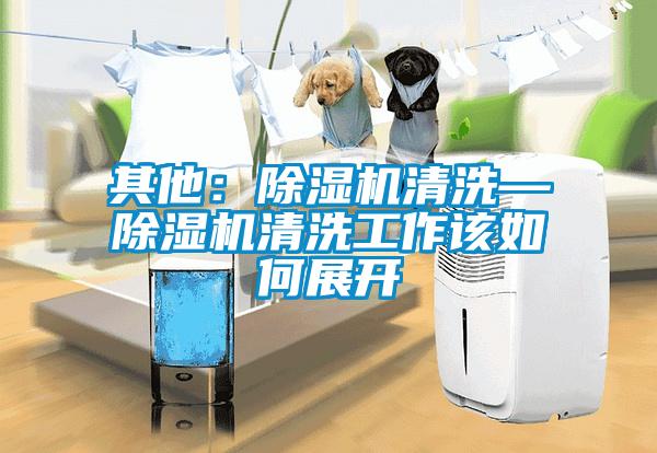 其他:除濕機清洗—除濕機清洗工作該如何展開