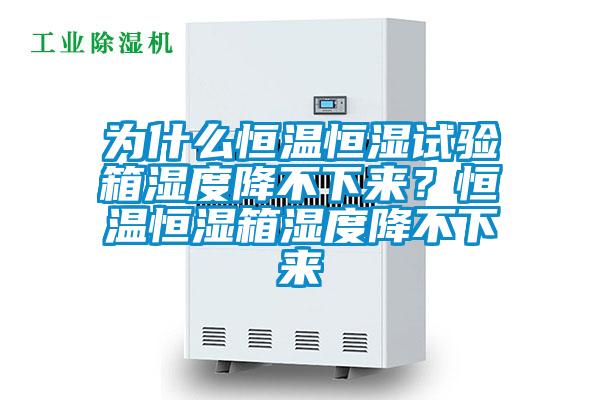 為什么恒溫恒濕試驗(yàn)箱濕度降不下來(lái)？恒溫恒濕箱濕度降不下來(lái)