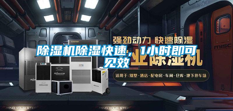 除濕機除濕快速，1小時即可見效