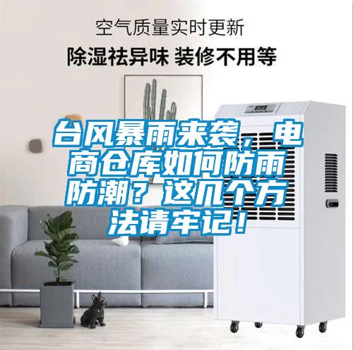臺風(fēng)暴雨來襲，電商倉庫如何防雨防潮？這幾個方法請牢記！