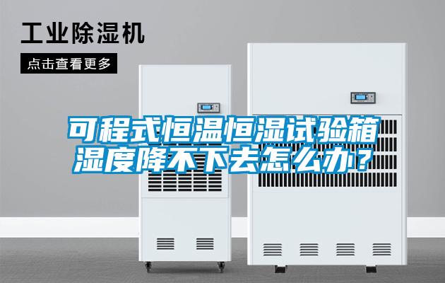 可程式恒溫恒濕試驗箱濕度降不下去怎么辦？