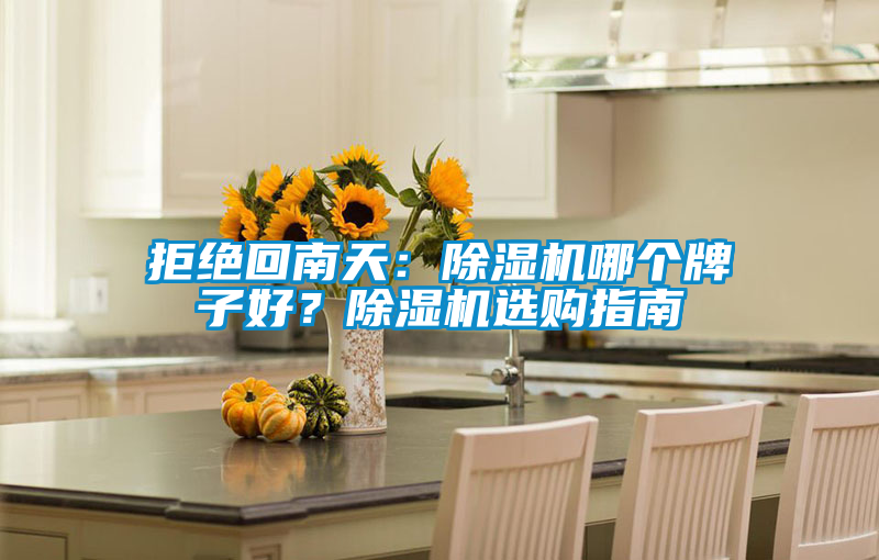 拒絕回南天：除濕機(jī)哪個(gè)牌子好？除濕機(jī)選購(gòu)指南