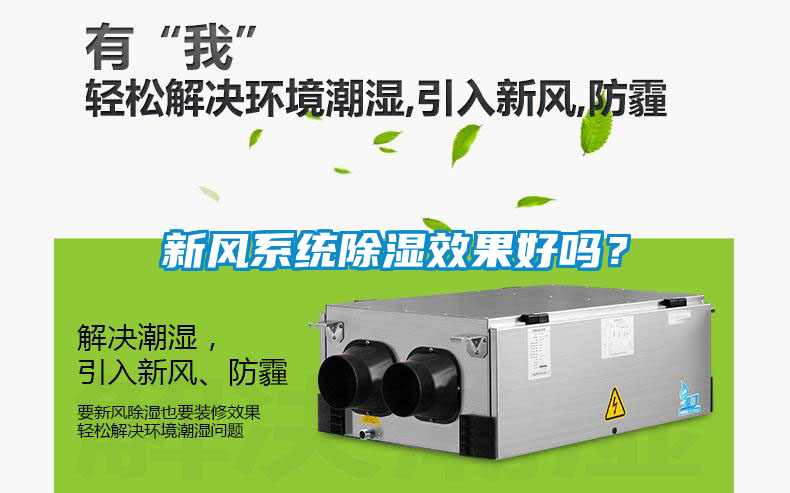 新風系統除濕效果好嗎？