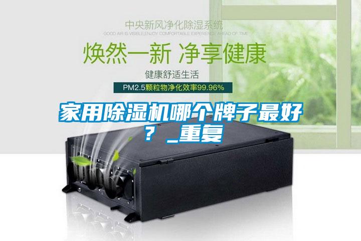 家用除濕機哪個牌子最好?_重復(fù)