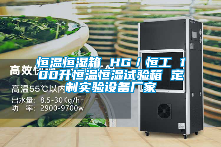 恒溫恒濕箱 HG/恒工 100升恒溫恒濕試驗箱 定制實驗設備廠家
