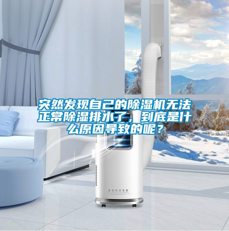 突然發(fā)現自己的除濕機無法正常除濕排水了，到底是什么原因導致的呢？