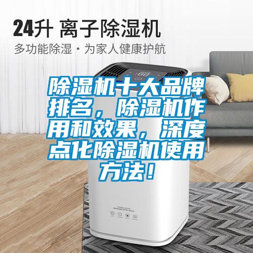 除濕機十大品牌排名，除濕機作用和效果，深度點化除濕機使用方法！